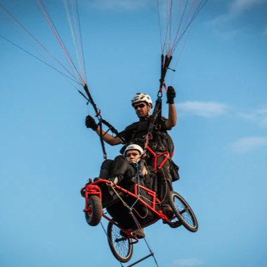Saut en parachute pour handicapé au gorge de verdon